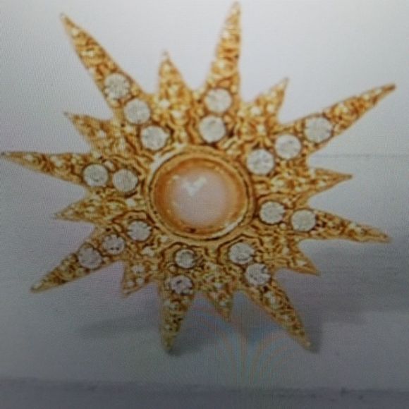 Rhinestone Star Stud Earrings - Picture 5 of 5